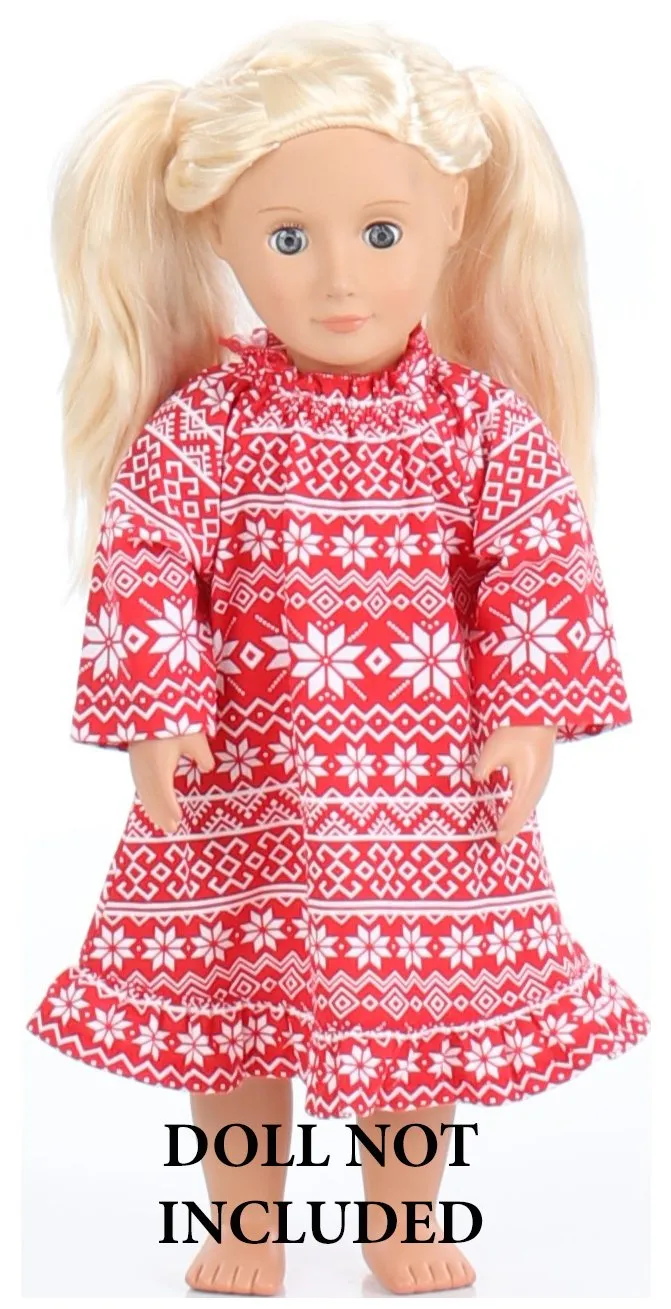 SleepytimePjs Red Holiday Family Matching Winter Snowflake Pajama Sets