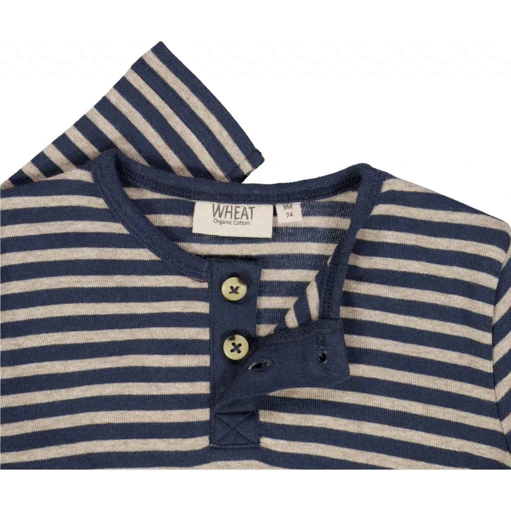 T-Shirt Morris - sea storm stripe