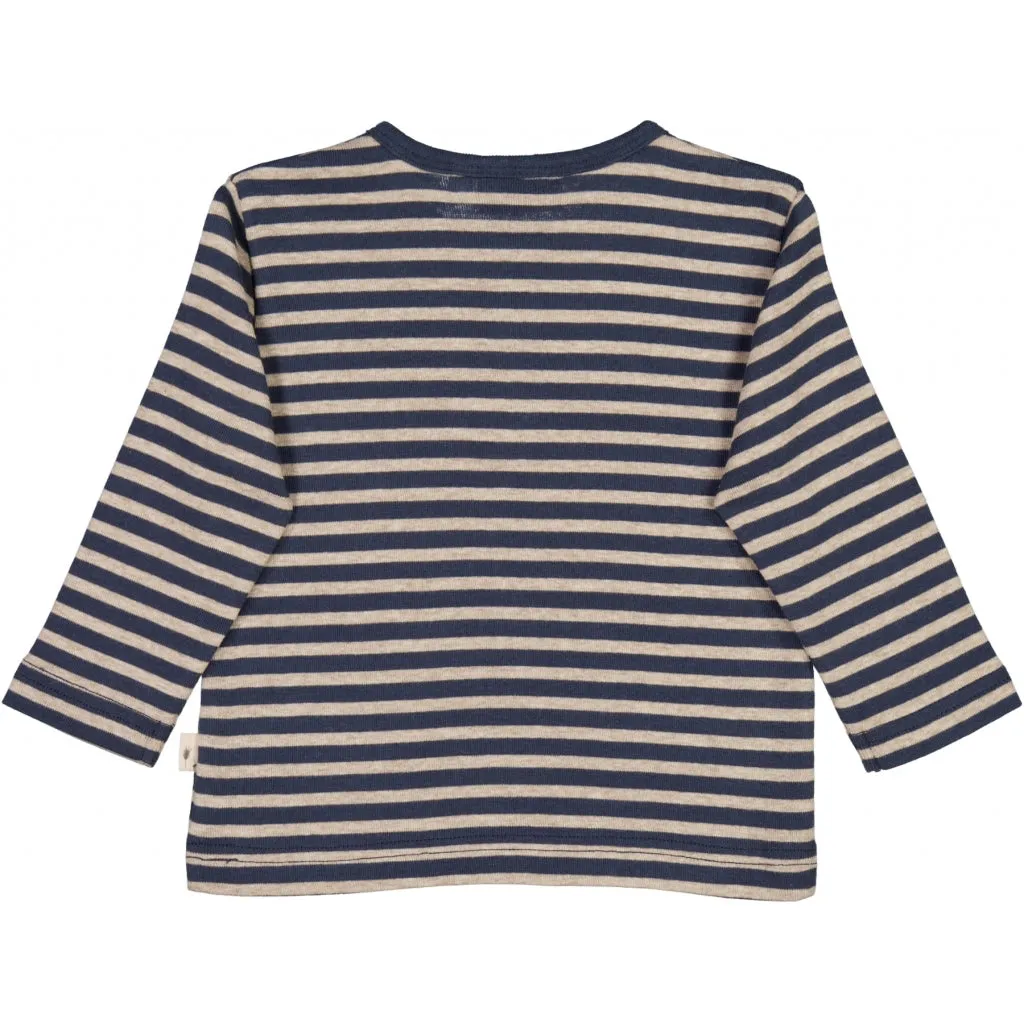 T-Shirt Morris - sea storm stripe