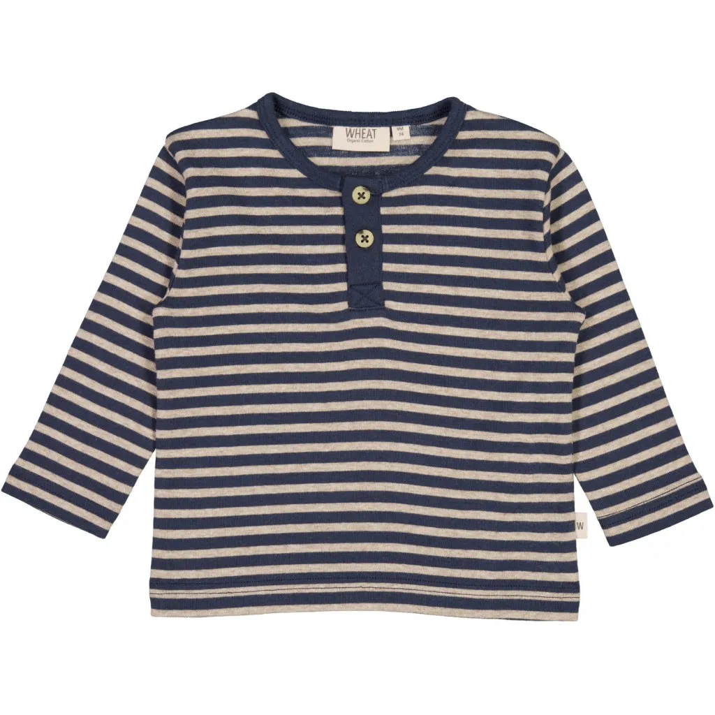 T-Shirt Morris - sea storm stripe