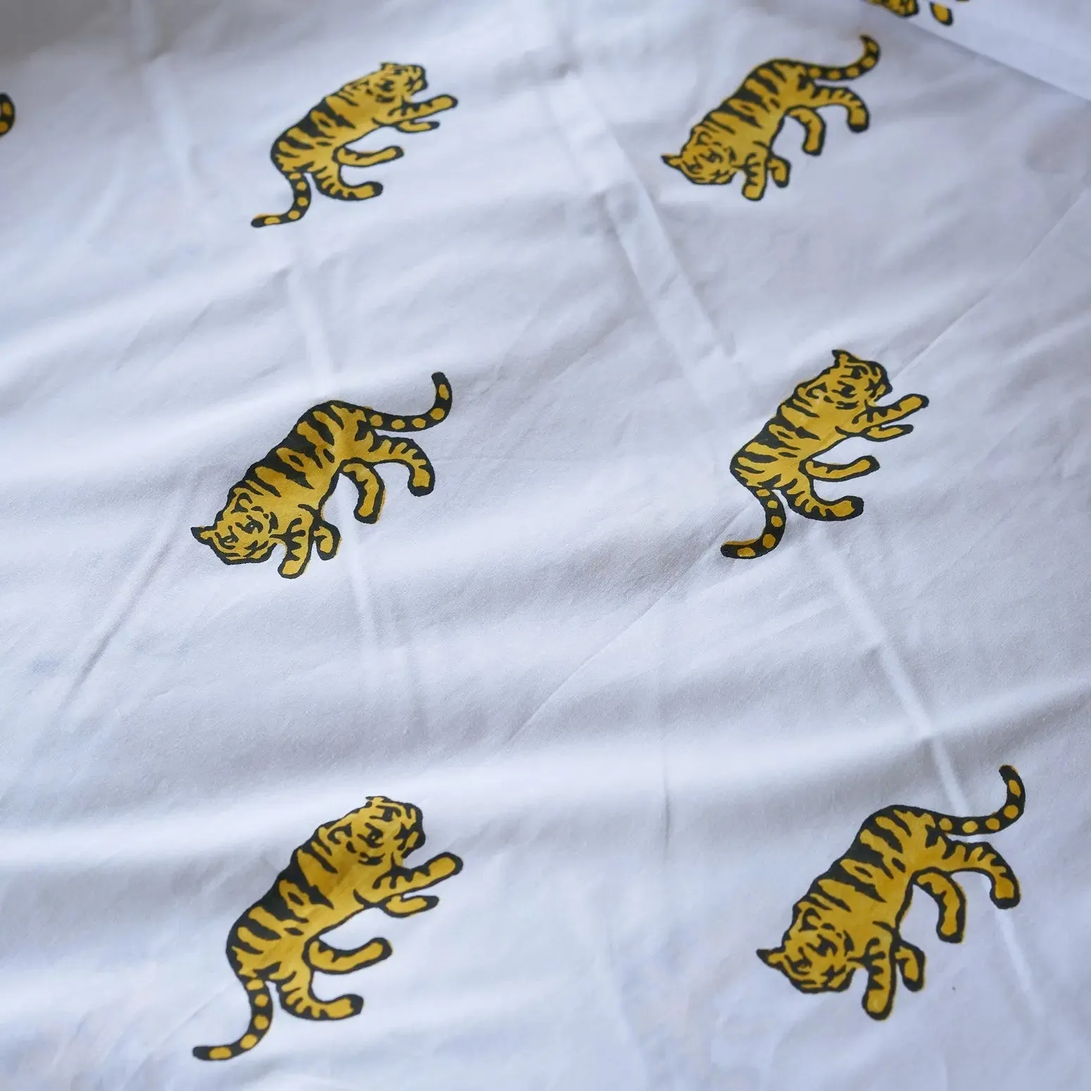 Tiger Toddler Cot Bed Duvet Set