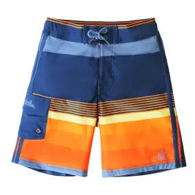 UVSkinz Boy's Racer Stripe Board Shorts