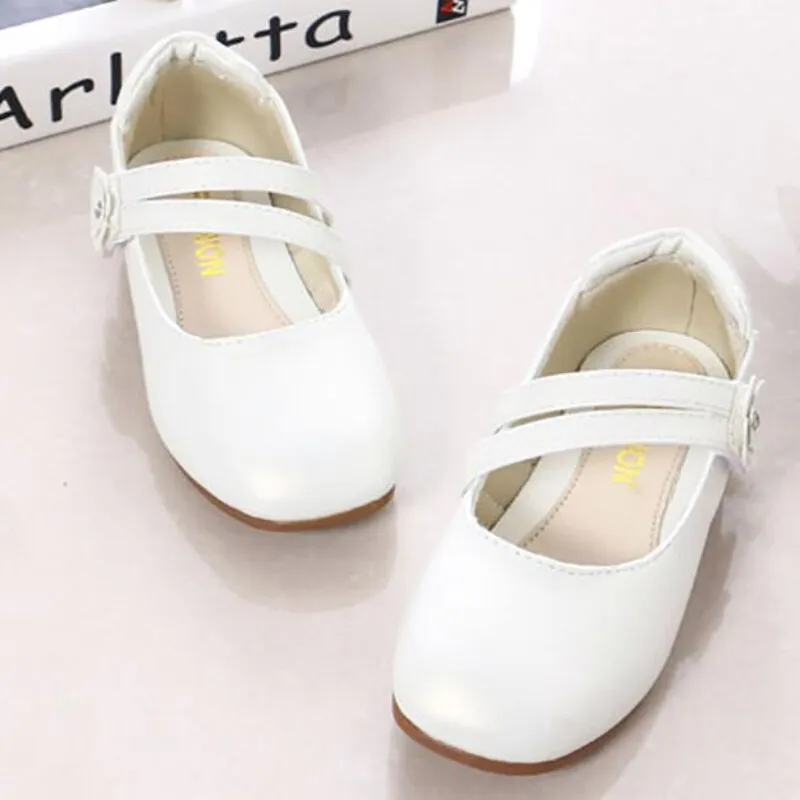 White Leather Princess Shoes | Shoes Girls 8 12 Years Old | Shoes