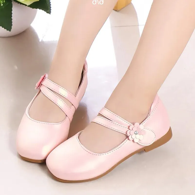 White Leather Princess Shoes | Shoes Girls 8 12 Years Old | Shoes