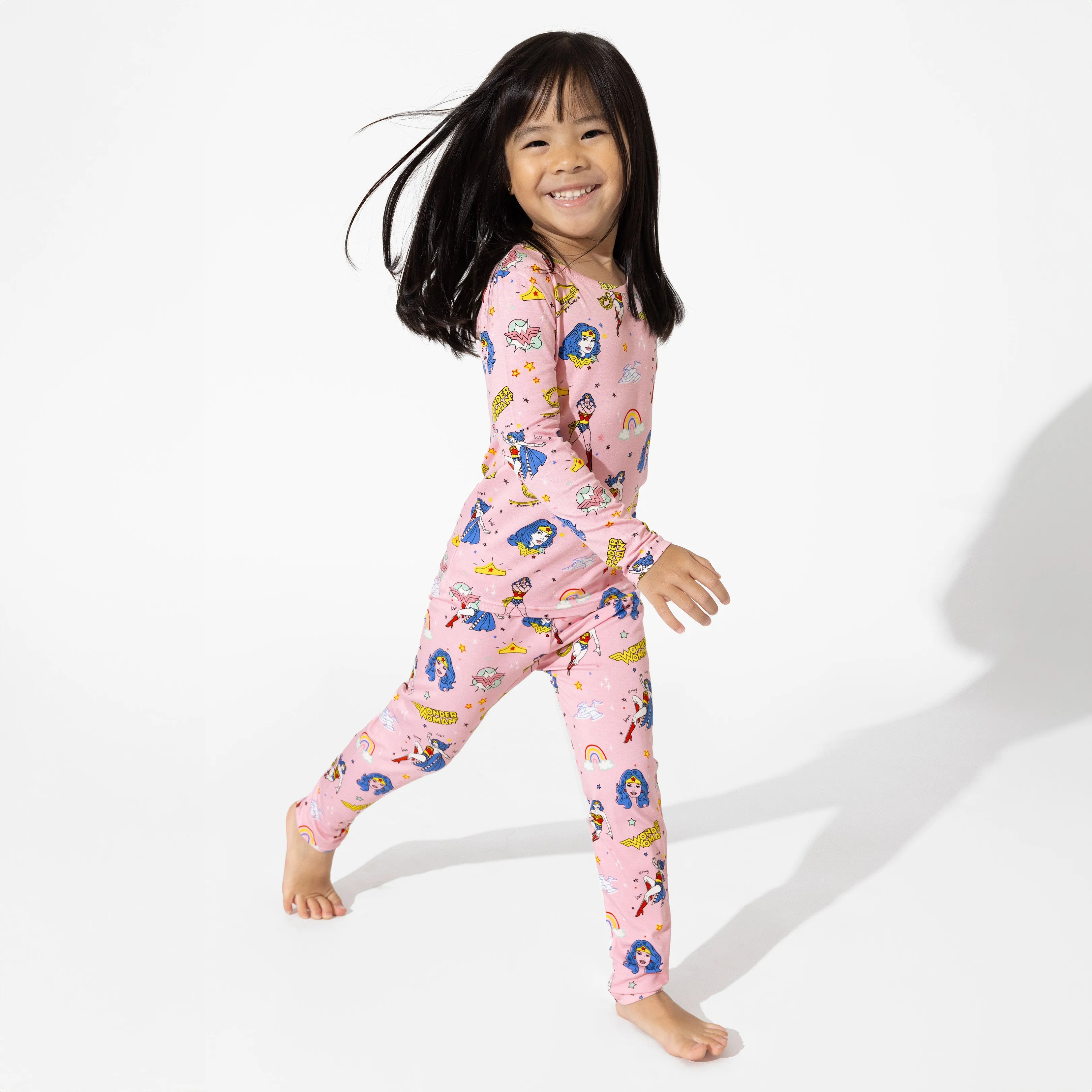 Wonder Woman Bamboo Kids Pajamas