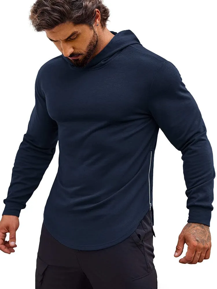 Workout Muscle Fit Cotton Blend Hoodie (US Only)