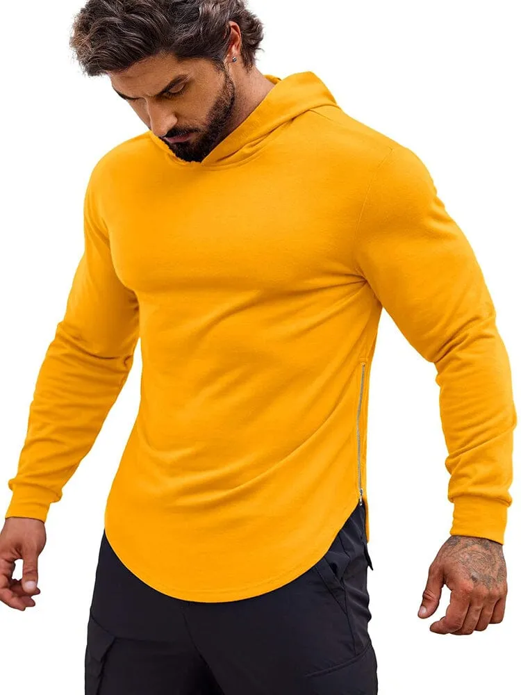 Workout Muscle Fit Cotton Blend Hoodie (US Only)