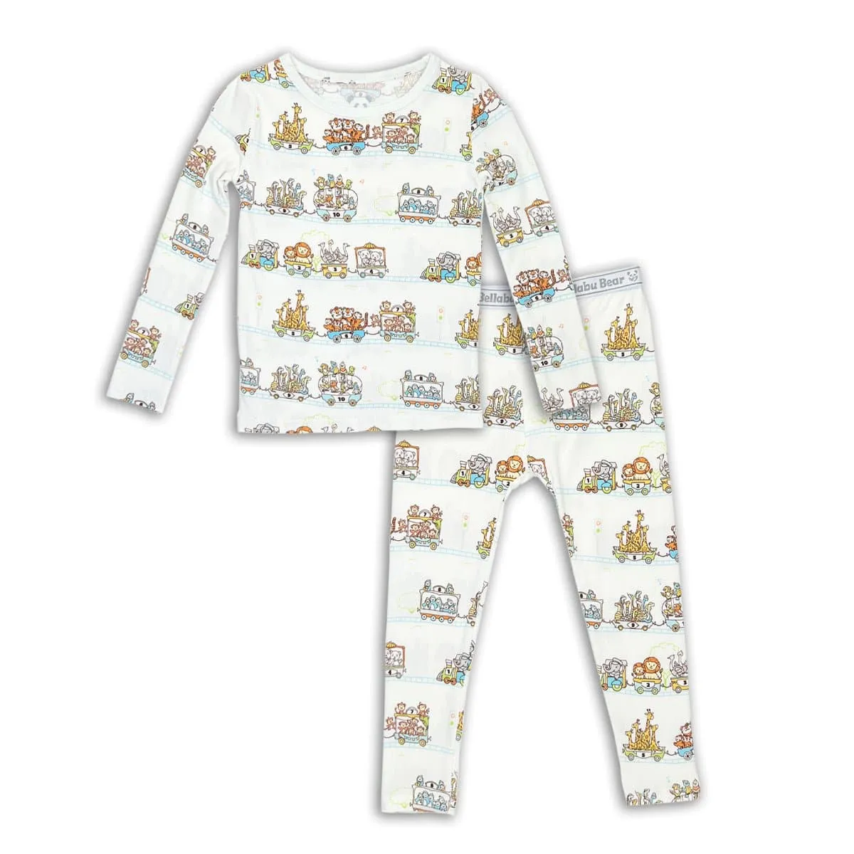 Zoo Train Bamboo Kids Pajamas